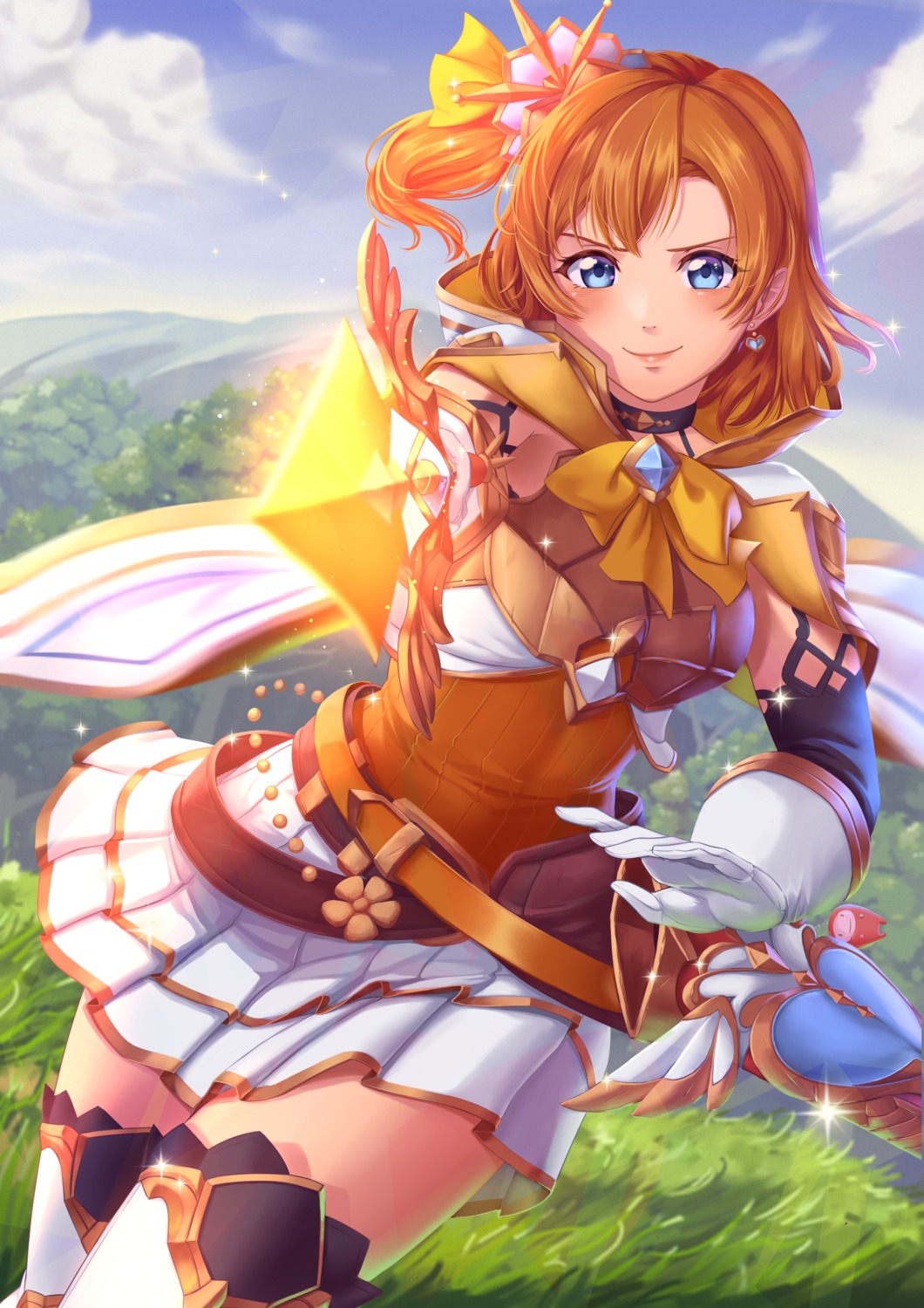 raemn (raemn2d) granblue fantasy love live! kousaka honoka armor